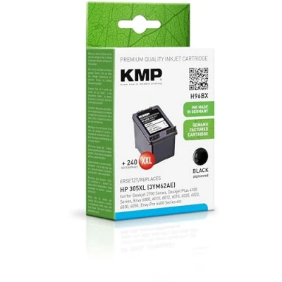 Abbildung von KMP Druckerpatrone H96BX schwarz kompatibel zu HP 305XL (3YM62AE)