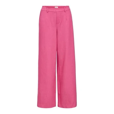 Abbildung von Object Objlisa WIDE Stoffhose, Damen, Größe: 34, Raspberry sorbet