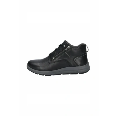 Abbildung von Josef Seibel Herren Schnürstiefeletten Giuseppe 03,Weite G (Normal),Wechselfußbett,Kurzstiefel,uebergangsschuhe,schwarz,45 EU