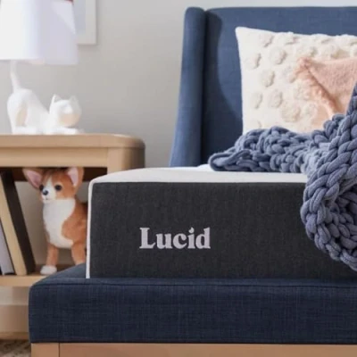 Abbildung von LUCID Kaltschaummatratze, 20cm hoch, mit Bambuskohle &amp; Gelschaum atmungsaktiv Weich H2 Matratze Rollmatratze für einfachen Versand, 150 x 190 cm, Weiß