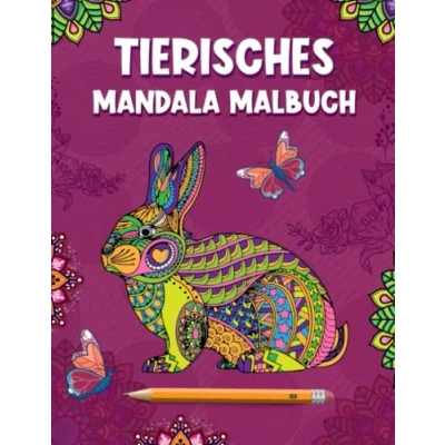 Abbildung von Tierisches Mandala Malbuch für Kinder ab 10 Jahren.: Entspannen und Kreativ Tier Erwachsene.