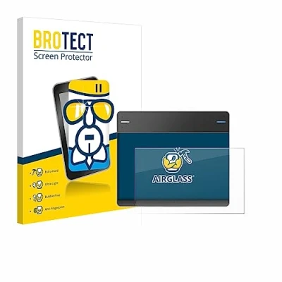 Abbildung von BROTECT Schutzglas für Wacom Intuos CTH 480 Schutzfolie Panzer Folie Glas [Extrem Kratzfest 9H, Anti Fingerprint, Ultra Transparent]