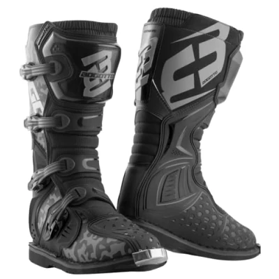 Abbildung von Bogotto MX 3 Camo Motocross Stiefel, grau/schwarz, 44