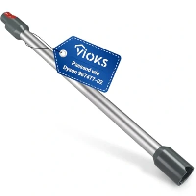Abbildung von VIOKS Verlängerungsrohr Staubsauger Rohr Silbern Ersatz für Dysоn Ersatzrohr 967477 02 V7, V8, V10, V11, SV10, SV11, SV12 &amp; Accessories