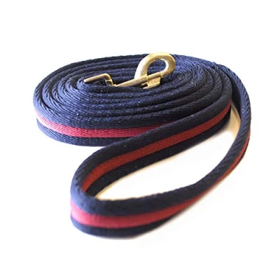 Abbildung von Rhinegold Gepolsterte Führleine Marineblau/Rot