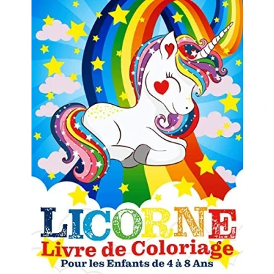 Abbildung von Licorne Livre de Coloriage Pour les Enfants 4 à 8 Ans