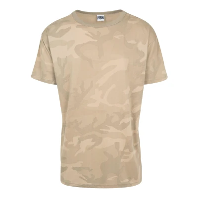 Abbildung von Urban Classics CAMO Oversized Tshirt print, Herren, Größe: Small, Sand