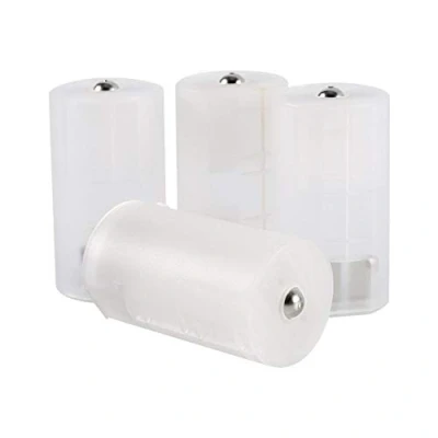 Abbildung von MAVIS LAVEN AA auf Größe D Batterie Adapter Halter Switcher Converter Cases Box 4St