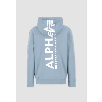 Abbildung von Alpha Industries Kapuzenpullover, Herren, Größe: Large, Greyblue