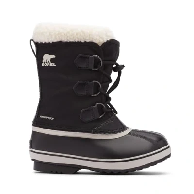 Abbildung von Sorel Yoot Pac Nylon WP wasserdichte Schneestiefel, Black Youth Collection 2024, 32 EU