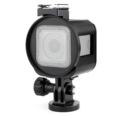 Abbildung von SOONSUN Aluminiumgehäuse, Halterung, Schutzgehäuse für GoPro Hero 5 Hero 4 Session