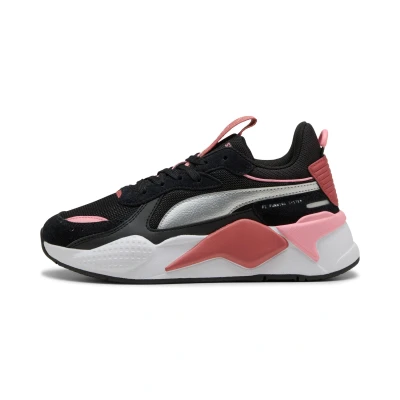 Abbildung von Puma RS X Metallic Sneakers Teenager Schuhe Für Damen Kinder Black/Exotic Red Größe: 37.5