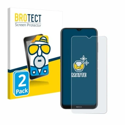 Abbildung von BROTECT Entspiegelungs Schutzfolie für Nokia G20 (2 Stück) Matte Displayschutz Folie, Anti Reflex, Fingerprint
