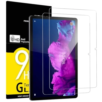 Abbildung von NEW&#039;C 2 Stück, Schutzfolie für Lenovo Tab P11/ P11 Plus 11 Zoll, Panzer Schutz Glas Folie,9H Härte,HD Displayschutzfolie, 0.33mm Ultra klar