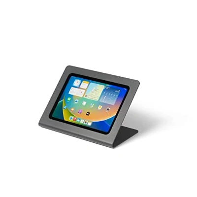 Abbildung von Tabdoq diebstahlsichere Tischhalterung kompatibel mit iPad 10 (2022) 10,9 Zoll, schwarz