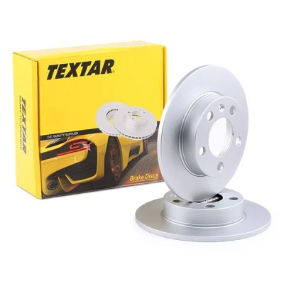 Abbildung von TEXTAR PRO 92082503 Bremsscheibe 230 9 05/06 100 voll beschichtet ohne Radbefestigungsbolzen, Radnabe SKODA: Fabia I Schrägheck, Rapid Spaceback