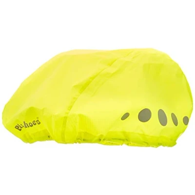 Abbildung von Playshoes Unisex Kinder Regenschutz Für Fahrradhelme Wasserdichter Regenüberzug Helm Überzug, Neongelb, M EU