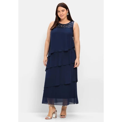 Abbildung von Sheego Ballkleid, Damen, Größe: 50, Dark blue