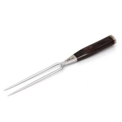 Abbildung von Kai Fleischgabel Küchenmesser SHUN Premier Tim Mälzer Serie 6.5 Zoll 16.5 cm, Mehrfarbig, 28 cm