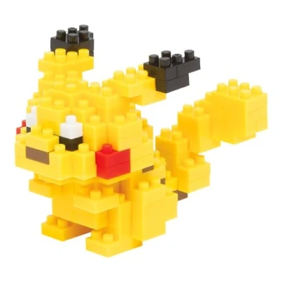 Abbildung von nanoblock Steckspielzeug NBPM 001 Pokémon Pikachu 130 Teile 3D Puzzle