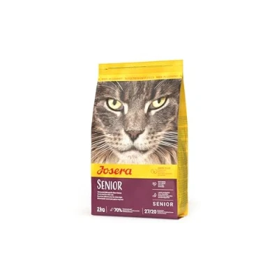 Abbildung von JOSERA Senior (1 x 2 kg) Premium Trockenfutter für ältere Katzen oder mit Niereninsuffizienz Geflügel &amp; Reis leicht verdaulich getreidefrei Katzenfutter 1er Pack