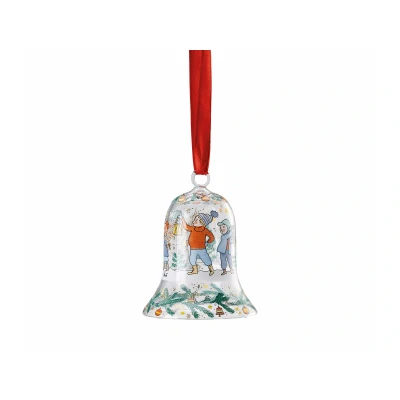 Abbildung von Hutschenreuther Christbaumschmuck Jahresartikel Weihnachten 2024 Weihnachtsgeschirr, Jahresglocke, Weihnachtsglocke, Christbaumglocke 7 cm