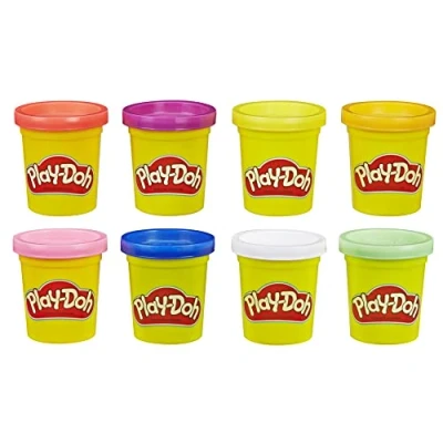 Abbildung von Play Doh E5044EU4 Packung mit 8 Dosen, Sortiert, Pack Botes