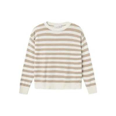 Abbildung von Name it Loose FIT Strickpullover für Kinder, Größe: 122/128, Pure cashmere