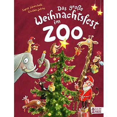 Abbildung von Das große Weihnachtsfest im Zoo: Ein lustiges Bilderbuch mit Ignaz Pfefferminz Igel aus &quot;Der Zahnputztag Zoo&quot; (Zoo Reihe, Band 5)