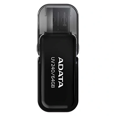 Abbildung von ADATA UV240 32GB 2.0 USB Typ A Stecker Flash Drive (32 GB, 2.0, A, Kappe, 7 g, Schwarz)