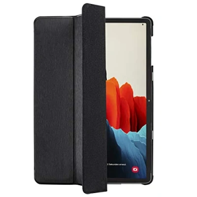Abbildung von Hama Hülle für Samsung Galaxy Tab S7 11 Zoll und S Pen (aufklappbares Tablet Case, Schutzhülle mit Standfunktion, magnetisches Cover Auto Wake/Sleep, robustes Material) schwarz