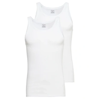 Abbildung von Schiesser 2 PACK Unterhemd/shirt, Herren, Größe: Medium, White