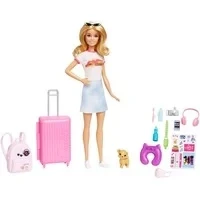 Abbildung von Barbie Reise Puppe UND ZUBEHÖR für Kinder, Größe: One Size, Multicolor