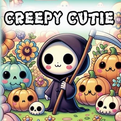 Abbildung von Creepy Cutie: Bold Coloring Book for Adults and Teens Featuring Adorable Creatures Stress Relief &amp; Relaxation (Cutie Books, Band 4)