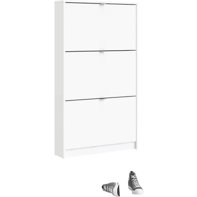 Abbildung von Home affaire Schuhschrank &quot;Shoes Schuhaufbewahrung, Schuhkommode, Schuhregal,&quot;, mit drei Klappen, 1 Boden, Höhe 123 cm, ca. 9 Paar Schuhe