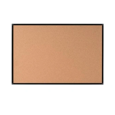 Abbildung von Bi Office Korktafel New Generation A9, Mit schwarz Aluminiumrahmen, Hochwertige Naturkorkoberfläche, Pinnwand, 90 x 60 cm