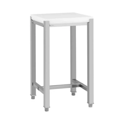 Abbildung von Royal Catering Tafelmesser Metzgerblock Hackklotz Fleischerblock 40 x 50 cm Edelstahl/Kunststoff