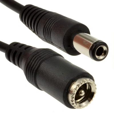 Abbildung von 5,5 x 2,1 mm DC Strom Stecker Zum Buchse Videoüberwachung CCTV Verlängerung Anschlusskabel Kabel 5 m [5 Meter/5m]