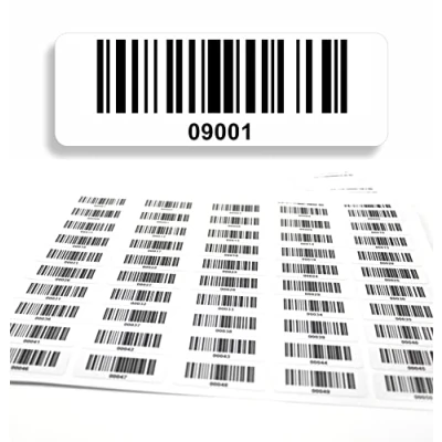 Abbildung von beihaasnatuerlich Barcodeetiketten 09001 10000 fortlaufend 5 stellig DGUV Prüfung Barcode Etiketten 1.000 Stck Strichcode Elektrotechnik Code128 selbstklebend 50x17mm (09001 10000)