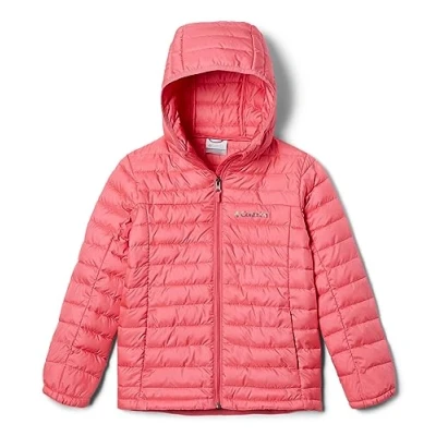 Abbildung von Columbia Girl&#039;s Silver Falls Hooded Puffer Jacket, Camellia Rose, XL