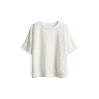 Abbildung von OPUS Kurzarm Senni Tshirt print, Damen, Größe: 36, Milk