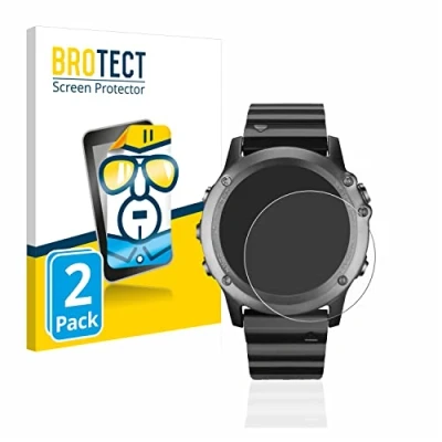 Abbildung von BROTECT (2 Stück Schutzfolie für Garmin fenix 3/3 HR Displayschutz Folie Ultra Klar
