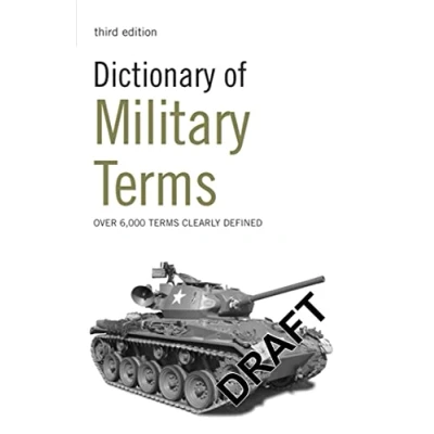 Abbildung von Dictionary of Military Terms: Over 6,000 words clearly defined