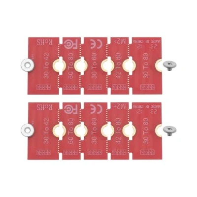 Abbildung von YINETTECH Adapter Gestell M2 M2PLUS NGFF NVME 2230 2242 2260 2280 Erweiterte Übertragung Ändern Lange Größe M.2 U.2 M3 M.3 SSD