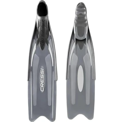 Abbildung von CRESSI Herren Apnoe Flossen Gara Professional LD, grau, 46/47