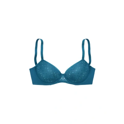 Abbildung von LASCANA Schalen BH, mit Spitze über nahtlosen Cups, auf Formbügel, Dessous