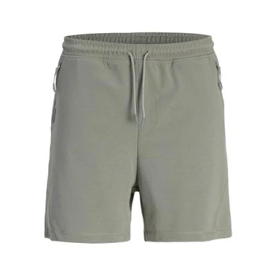 Abbildung von JACK &amp; JONES Jungen Jpstgordon Jjcloud Sweat Shorts Be Mni Shorts, Agave Green, 128
