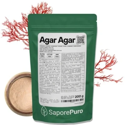 Abbildung von Saporepuro Agar 200 gr vegane gelatine Glutenfrei