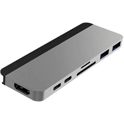 Abbildung von Hyper Duo 7 in 2 MacBook Pro Hub SILVER HD28C