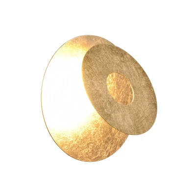 Abbildung von Trio Leuchten Wandleuchte Leano 240319179, Metall goldfarbig, inkl. 6 Watt LED, Schirm schwenkbar